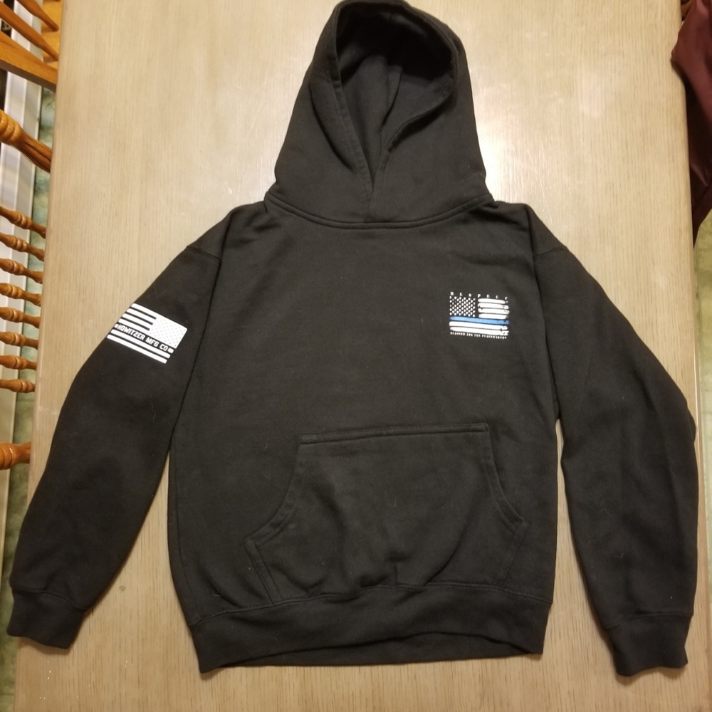 Boys Blue line howitzer sz large sweatshirt two available